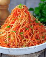 Морковь по-корейски с сельдереем