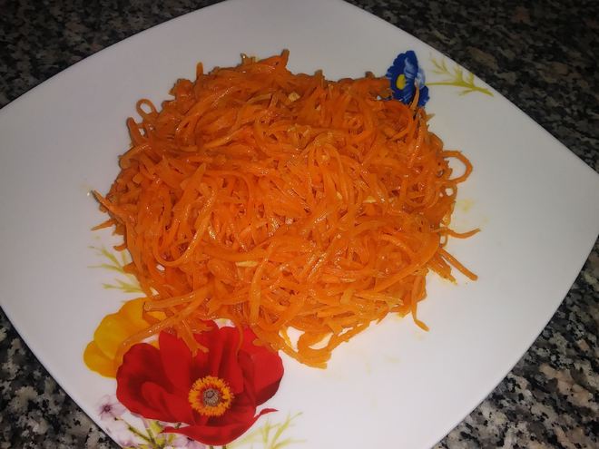 Рецепт моркови по-корейски за 15 минут