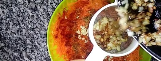 морковь по-корейски за 15 минут. Шаг 5