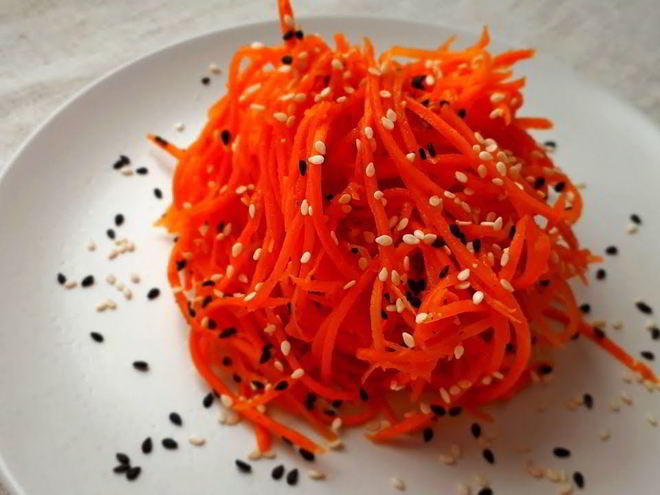 Рецепт моркови по-корейски за 5 минут