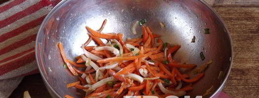 морковь с кальмаром по-корейски. Шаг 5