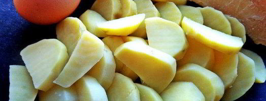 фриттата с картофелем, чечевицей и оливками. Шаг 3