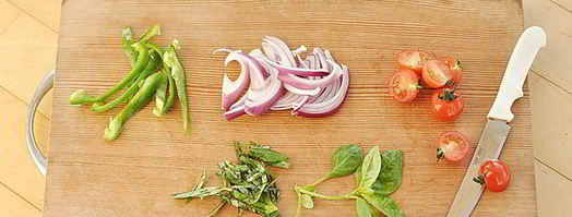 фриттата с сосисками и овощами. Шаг 3