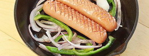 фриттата с сосисками и овощами. Шаг 7