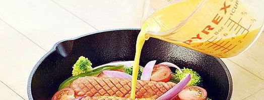 фриттата с сосисками и овощами. Шаг 9