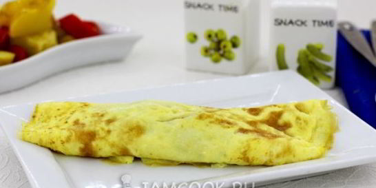 Омлет, фаршированный грибами по ГОСТу