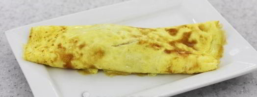 омлет, фаршированный грибами по госту. Шаг 9