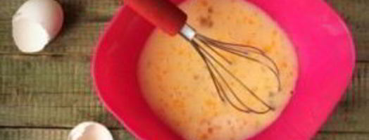 омлет классический с молоком. Шаг 3