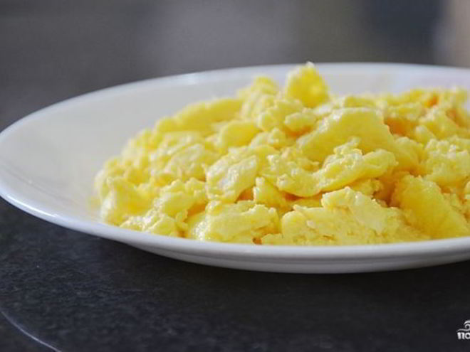 Рецепт омлета кусочками