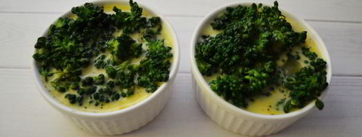 омлет с брокколи в духовке. Шаг 4