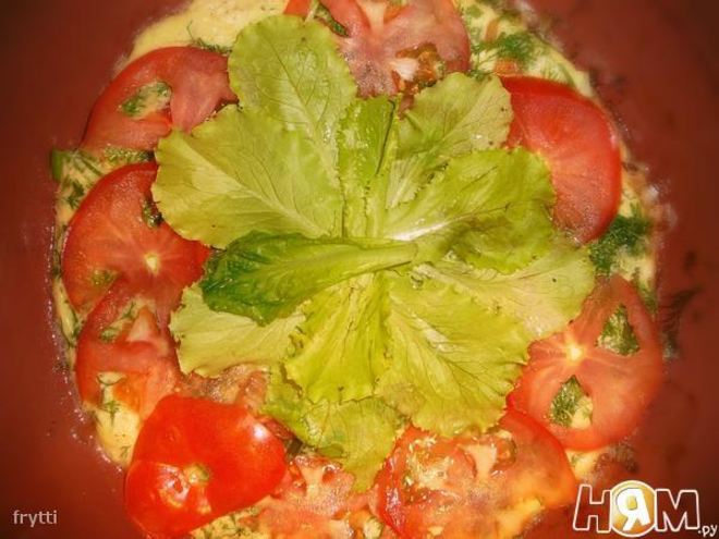 Рецепт омлета с чесночными стрелками