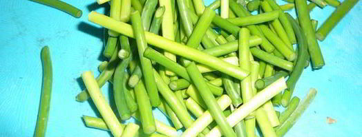 омлет с чесночными стрелками. Шаг 3