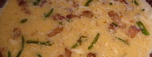 омлет с чесночными стрелками. Шаг 10