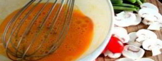 омлет с фасолью стручковой. Шаг 4