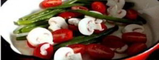 омлет с фасолью стручковой. Шаг 5