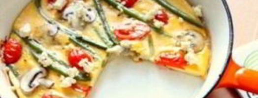 омлет с фасолью стручковой. Шаг 7