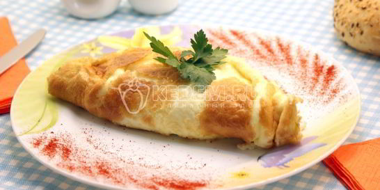 Омлет с грибами