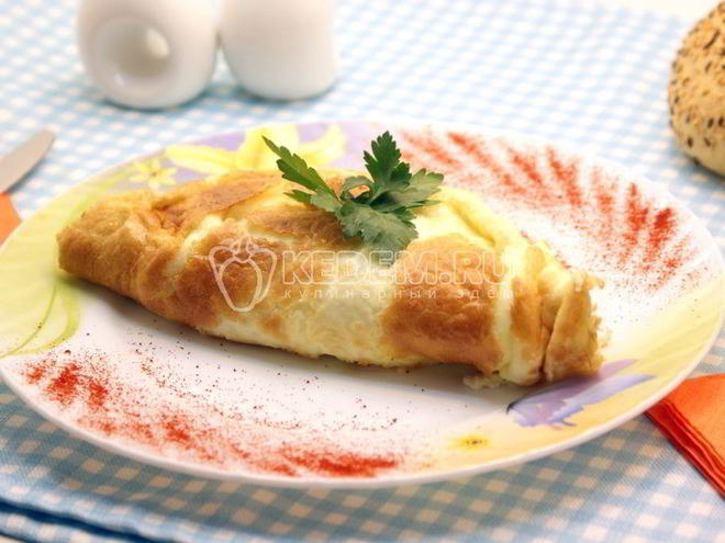 Рецепт омлета с грибами