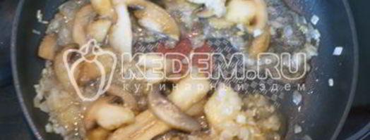омлет с грибами. Шаг 5