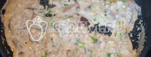 омлет с грибами. Шаг 6