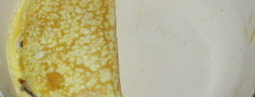 омлет с грибной начинкой. Шаг 6