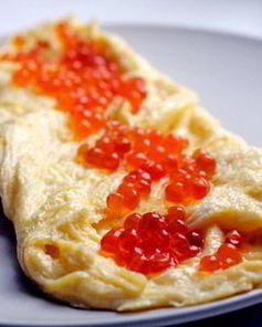 Омлет с икрой