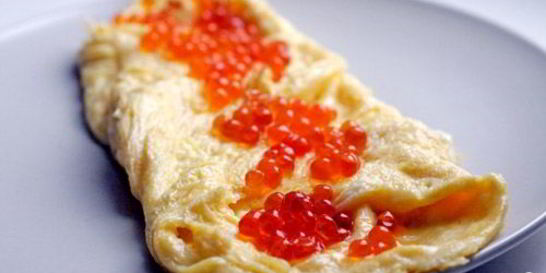 Омлет с икрой