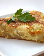 Омлет с картошкой в духовке