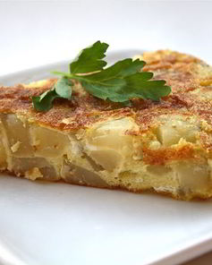 Омлет с картошкой в духовке