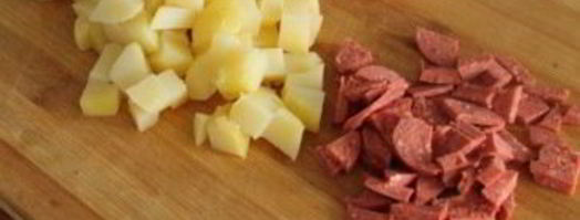 омлет с картошкой в духовке. Шаг 3