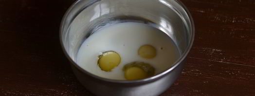 омлет с курицей. Шаг 4