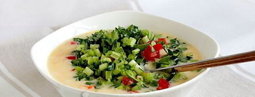 омлет с помидорами, сыром и зеленью. Шаг 7