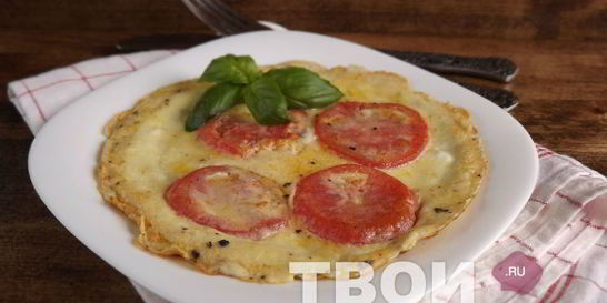 Омлет с помидорами