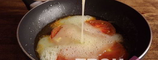 омлет с помидорами. Шаг 7