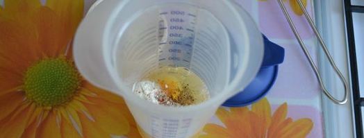 омлет с сыром и грибами. Шаг 4