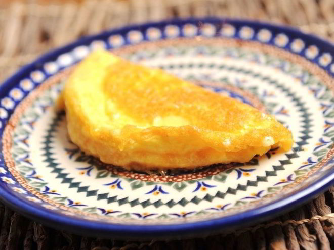 Рецепт омлета с сыром