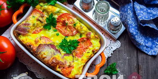 Омлет с творогом