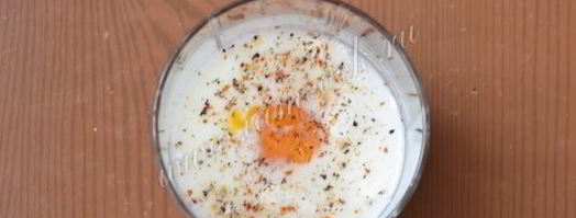 омлет со шпинатом и креветками. Шаг 6