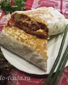 Омлет в лаваше