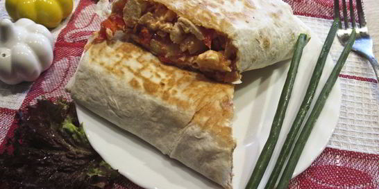 Омлет в лаваше