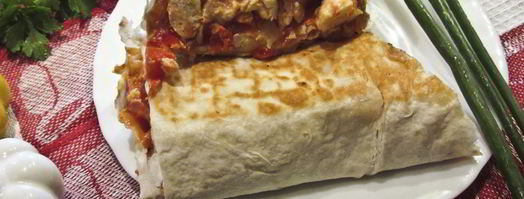 омлет в лаваше. Шаг 14