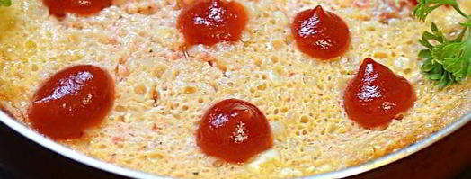 томатный омлет. Шаг 10