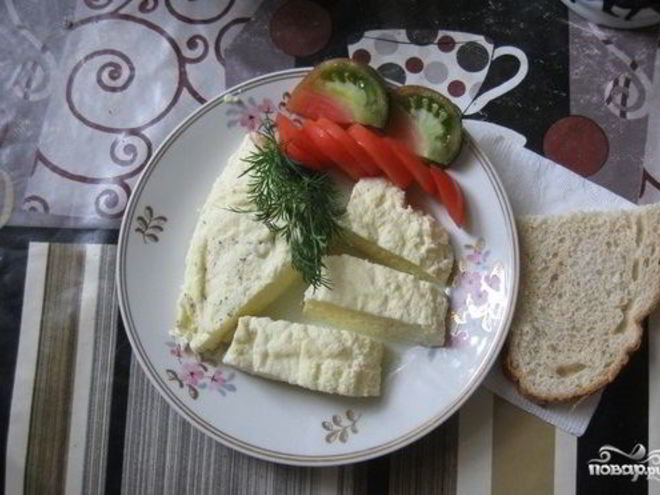 Рецепт вареного омлета в пакете