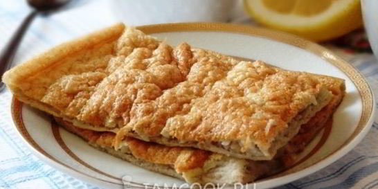 Яблочный омлет