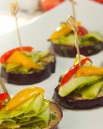 Овощная закуска с лимонным соусом