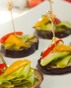 Овощная закуска с лимонным соусом