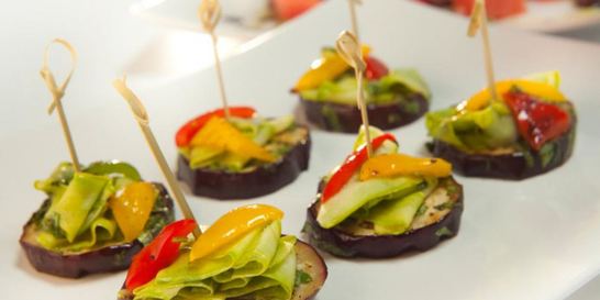 Овощная закуска с лимонным соусом