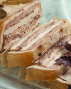 Деликатесный слоеный паштет