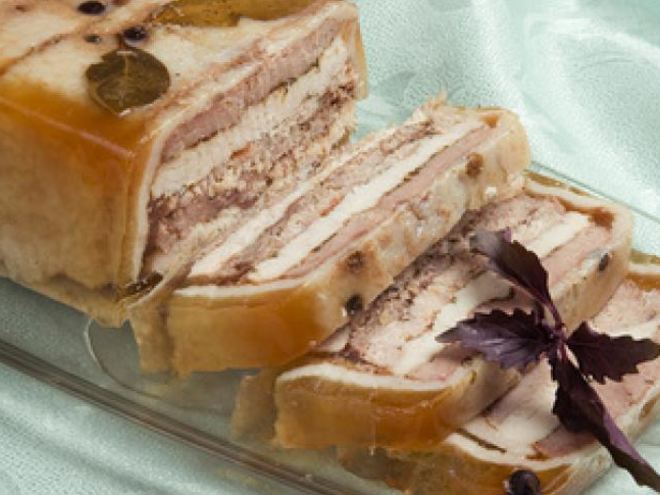 Рецепт деликатесного слоеного паштета