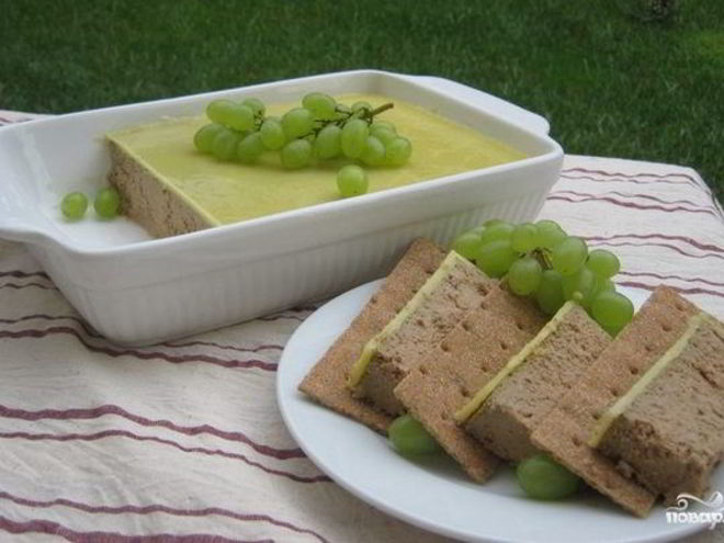 Рецепт диетического паштета из куриной печени